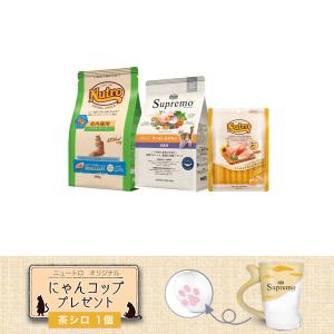 ニュートロ　猫　ナチュラルチョイス　室内猫用　アダルト　サーモン　５００ｇ＋シュプレモ　成猫用　サーモン＆チキン　４００ｇ｜chanet