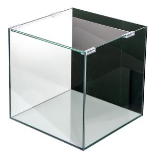 ガラス水槽　アクロ３０キューブ　背面スモーク　３０×３０×３０ｃｍ　５ｍｍ厚　小型水槽｜chanet