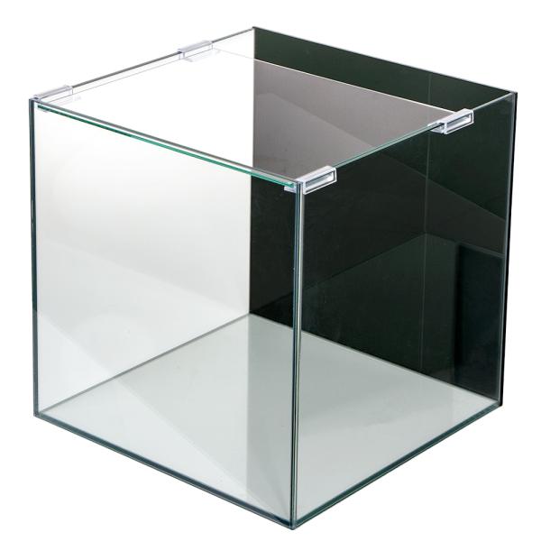 ガラス水槽　アクロ３０キューブ　背面スモーク　３０×３０×３０ｃｍ　５ｍｍ厚　小型水槽