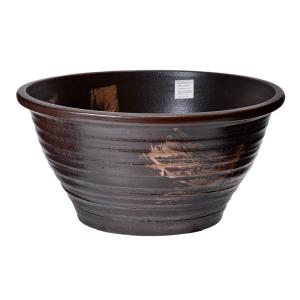 アウトレット品　めだか睡蓮鉢　縁型　ＹＭＤＫ−０１　榛名ＨＡＲＵＮＡ−Ｌ　訳あり