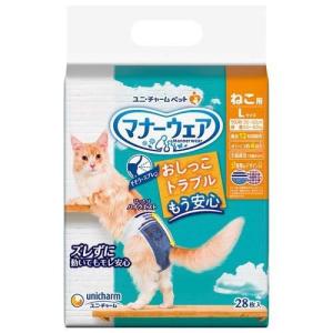 マナーウェア　ねこ用　Ｌサイズ　２８枚｜chanet