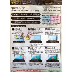 シンセー 観賞魚用底砂 ブラックホール 1.5kgの詳細画像1