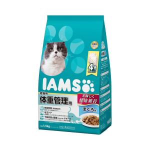 キャットフード　アイムス　成猫用　体重管理用　まぐろ味　１．５ｋｇ×６袋｜chanet