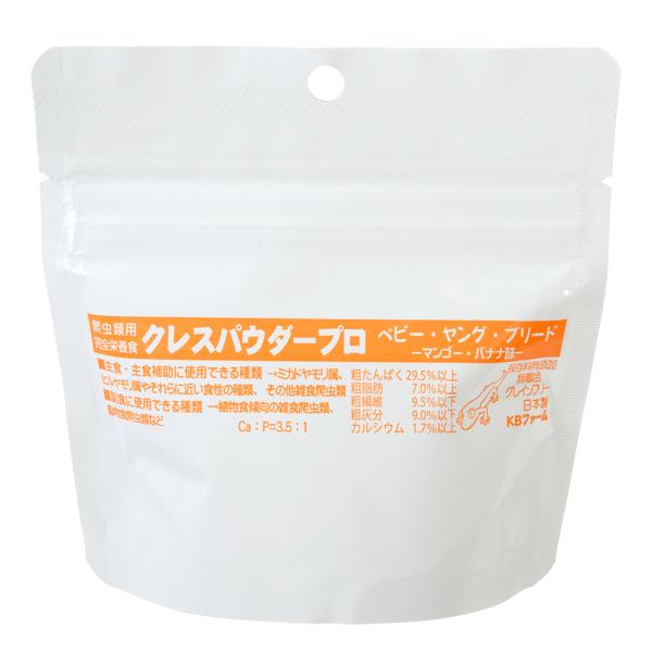 クレスパウダープロ　ベビー・ヤング・ブリード用　８０ｇ　マンゴー・バナナ味