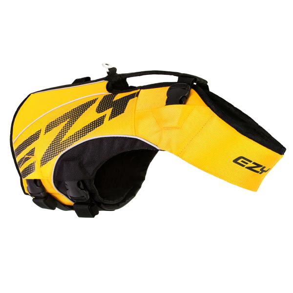 犬　ライフジャケット　イージードッグ　ＤＦＤブースト　ＸＬ　イエロー　大型犬用　フローティングジャケ...