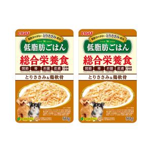 いなば 低脂肪ごはん とりささみ&鶏軟骨 50g×2袋の商品画像