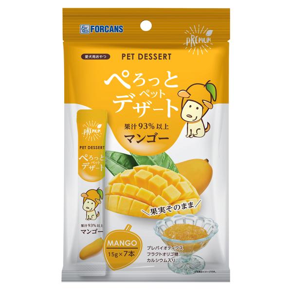 フォーキャンス　ぺろっとペットデザート　マンゴー　１５ｇ　７本