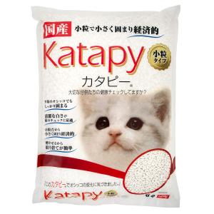 【12袋セット】カタピー Katapy 猫砂 紙砂 猫砂 獣医さんも使っている白い紙砂 カタピー 小粒タイプ 6L×6個 紙