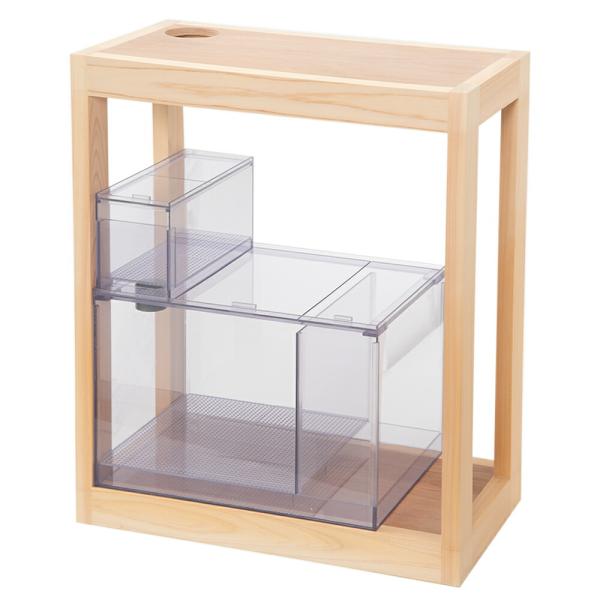 （大型）オーバーフロー水槽セット　クロミス６０　ろ過槽＋キャビネットのみ　本州四国送料無料・同梱不可...