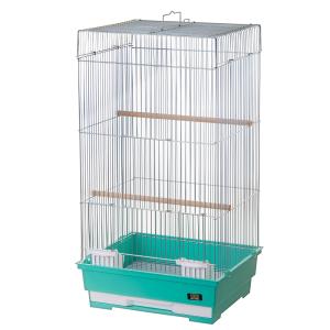 HOEI 鳥かご 丸籠 R440M−P 半月スタンド セット （33×33