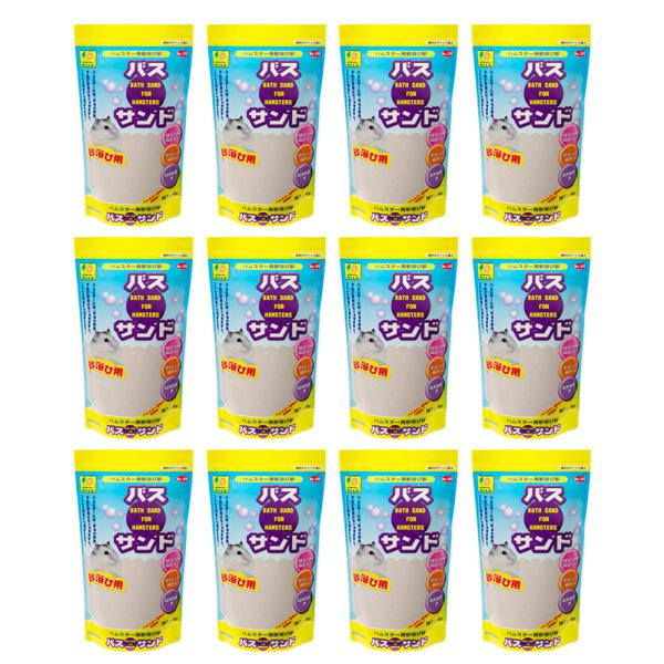 三晃商会　バスサンド　ハムスター用砂浴び砂　１ｋｇ×１２　お一人様１点限り