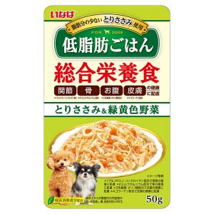 いなば 低脂肪ごはん とりささみ&緑黄色野菜 5...の商品画像