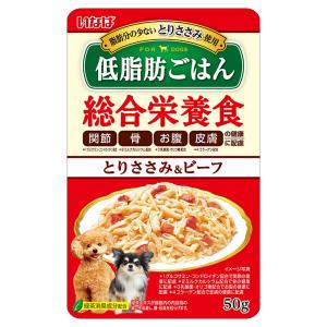 いなば 低脂肪ごはん とりささみ&ビーフ 50g...の商品画像