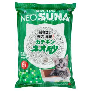 アウトレット品　猫砂　コーチョー　ネオ砂　カテキン　６Ｌ　お一人様８点限り　訳あり｜chanet