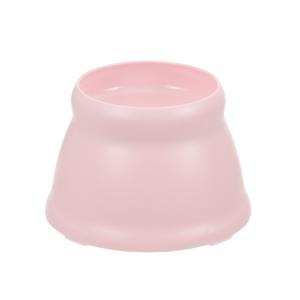 リッチェル　エコル　こぼれにくい脚付ディッシュ　ＳＳ　ピンク　犬　猫　犬用品　猫用品　皿　脚付き｜チャーム charm ヤフー店