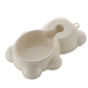 アウトレット品　リッチェル　Ｎウォーターフィーダー　アイボリー　犬用品　猫用品　犬　猫　水飲み皿　訳あり