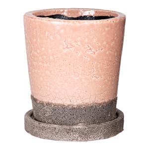 《終売》アウトレット品　鉢　ヴィフポット　サーモンピンク　１２ｃｍ　植木鉢　おしゃれ　観葉植物　訳あり