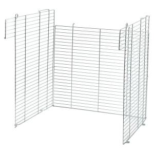 HOEI 鳥かご 465オウムステンレス ホワイト （46．5×46．5