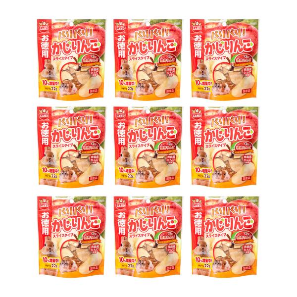 マルカン　パリパリ！　かじりんご　お徳用　２０ｇ×９　小動物　おやつ　果物