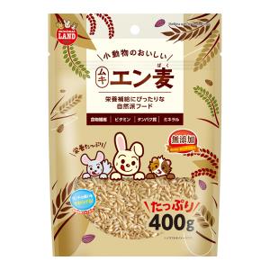 マルカン　小動物のおいしいムキエン麦　４００ｇ｜chanet