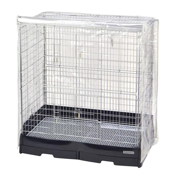 三晃商会　イージーホーム　８０　ハイ（８１×５０．５×８４ｃｍ）クリアカバー付き！　小動物　ケージ　...
