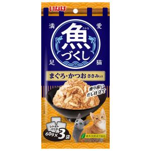 わがまま猫 いなば まぐろ ささみ入り 140g×3缶 : Animaux