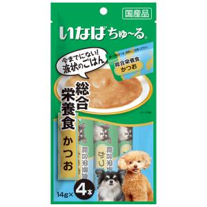 いなば ちゅ〜る 総合栄養食 かつお 14g×4...の商品画像