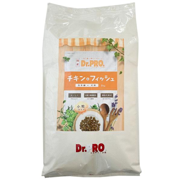 ドッグフード　国産　ドクタープロ　Ｄｒ．ＰＲＯ　チキン＆フィッシュ　オールステージ　５ｋｇ　犬　フー...