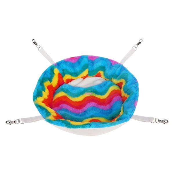 レインボー　もぐれるレインボーサークル　ハンモック　フェレット　もこもこ