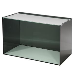ガラス水槽　アクロ６０　３面スモーク　ブラックシリコン　６０×３０×３６ｃｍ　５ｍｍ　６０ｃｍ水槽