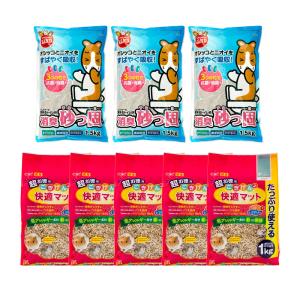 マルカン ふかふかソフトマット 30L うさぎ ハムスター 床材