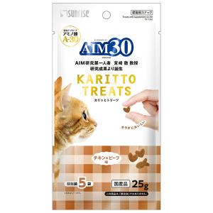 AIM30 キャットフード AIM30 カリッとトリーツ マグロ味 毛玉ケア
