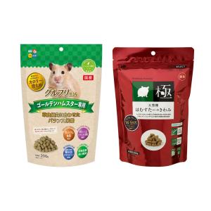 GEX（ジェックス） ゴールデンハムスター専用フード2種＋おやつセット