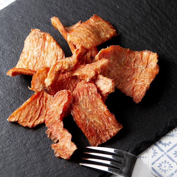 国産　七面鳥のジャーキー　５０ｇ　犬猫用　無添加　無着色　ＰａｃｋｕｎｘＣＯＣＯＡ