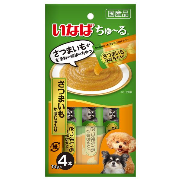 いなば　さつまいもちゅーる　さつまいも　かぼちゃ入り　１４ｇ×４本