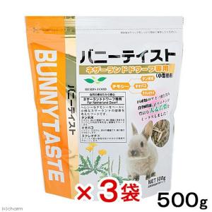 ＮＰＦ　バニーテイスト　ネザーランドドワーフ専用　５００ｇ×３袋｜chanet