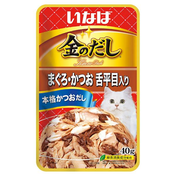 いなば　金のだし　まぐろ・かつお　舌平目入り　４０ｇ×１６