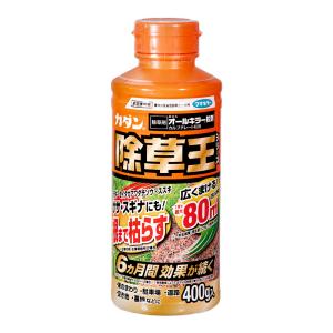 フマキラー　カダン　除草王　オールキラー粒剤　４００ｇ　除草剤　６ヶ月効果が続く　ササ　スギナ｜chanet