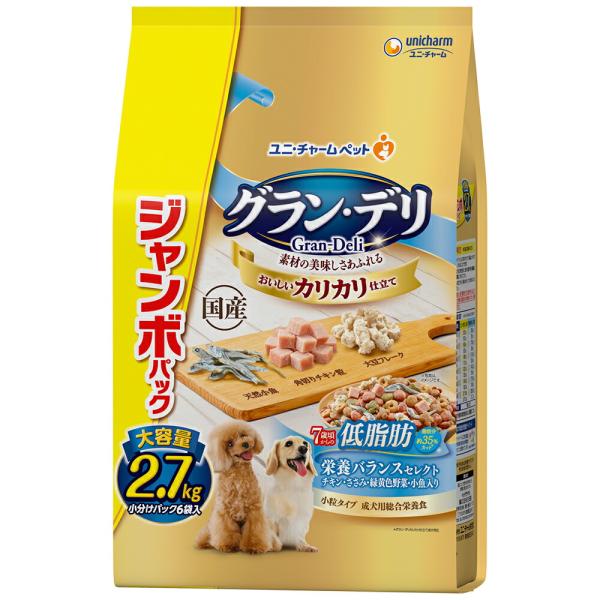 グラン・デリ　カリカリ仕立て　７歳頃からの　低脂肪　栄養バランスセレクト　〜脂肪分約３５％カット〜　...