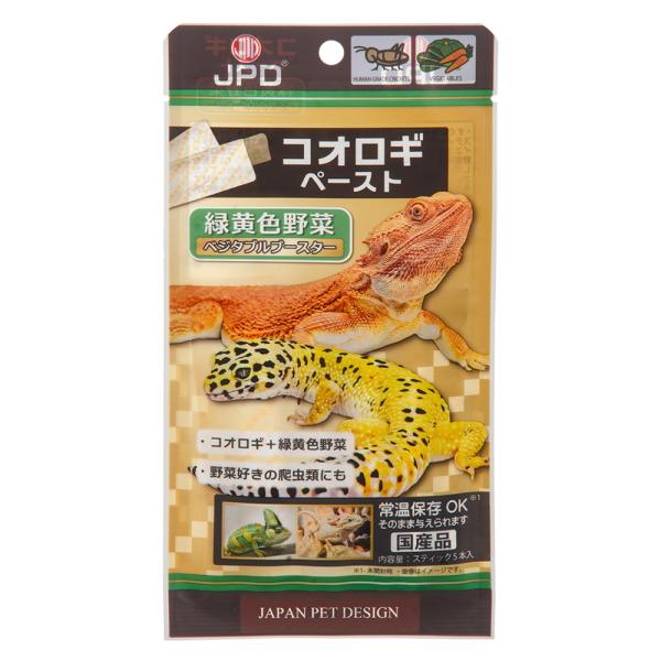 日本動物薬品　ニチドウ　コオロギペースト　ベジタブルブースター　６ｇ×５本
