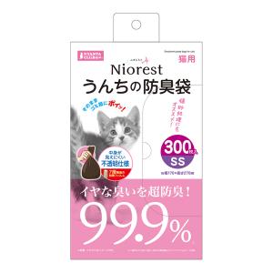 マルカン　ニオレスト　うんちの防臭袋　ＳＳ　３００枚　猫用｜chanet