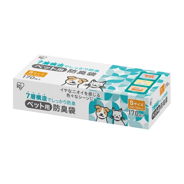 アイリスオーヤマ　ペット用　防臭袋　Ｓサイズ　１７０枚入　ＰＢＢ−Ｓ１７０　うんち処理袋　マナー袋　...