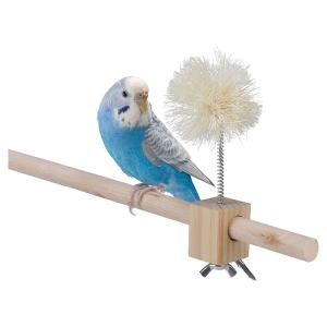 マルカン バードパレス ぽんぽんブラシ 鳥 おもちゃの詳細画像1