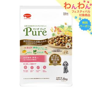 ドッグフード　コンボ　ピュア　ドッグ　国産鶏肉・野菜入り　１．６ｋｇ（４００ｇ×４袋）｜chanet