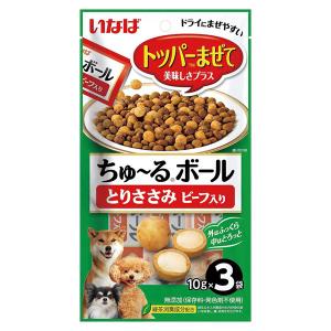 いなば　ちゅ〜るボール　とりささみ　ビーフ入り　１０ｇ×３袋