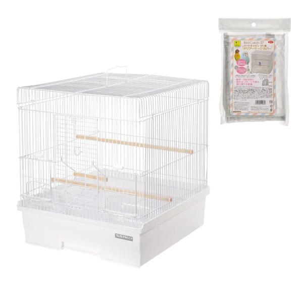 鳥かご　鳥　ケージ　三晃商会　バードキャビン　３７　クリアカバー付