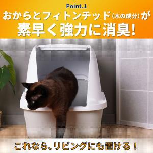 猫砂 ペットプロ 強力消臭おからと木の猫砂 6...の詳細画像3