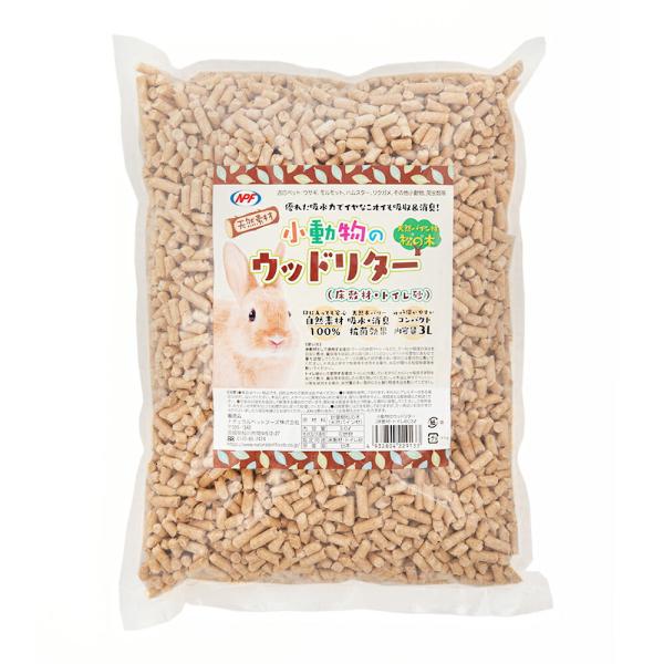 ＮＰＦ　小動物のウッドリター　３Ｌ　床敷材　国産