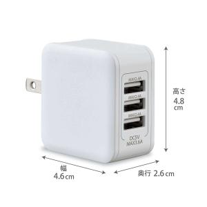 GEX USBアダプター G-3.6A 3ポートの詳細画像3