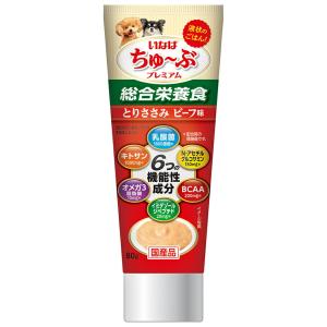 いなば ちゅ〜ぶプレミアム とりささみ ビーフ味...の商品画像